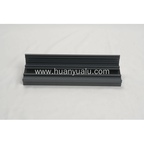 Anodized insulated aluminum profiles for construction